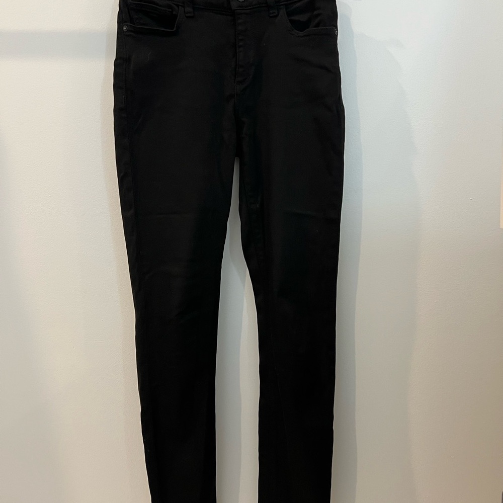 DL1961 Women’s Florence Ankle Jet Black Skinny Jeans